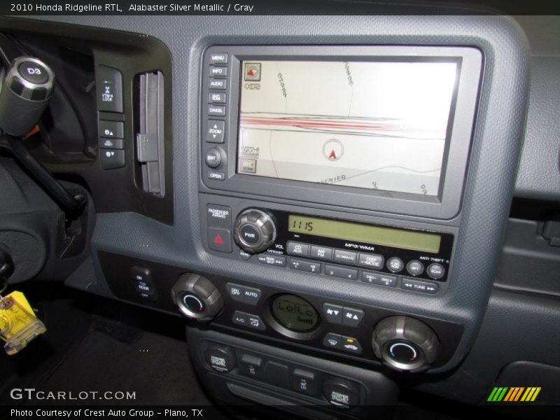 Alabaster Silver Metallic / Gray 2010 Honda Ridgeline RTL