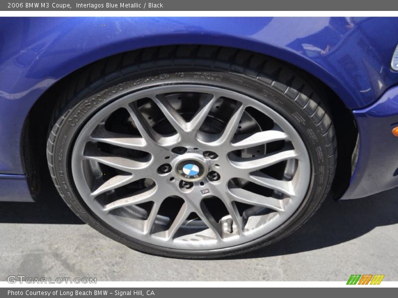 Interlagos Blue Metallic / Black 2006 BMW M3 Coupe