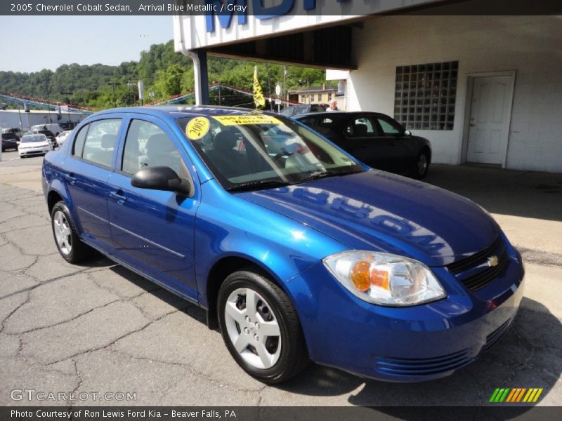 Arrival Blue Metallic / Gray 2005 Chevrolet Cobalt Sedan