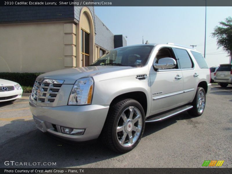 Silver Lining / Cashmere/Cocoa 2010 Cadillac Escalade Luxury