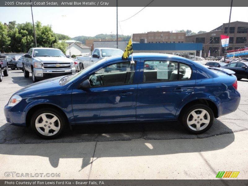 Arrival Blue Metallic / Gray 2005 Chevrolet Cobalt Sedan
