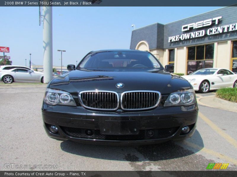 Jet Black / Black 2008 BMW 7 Series 760Li Sedan