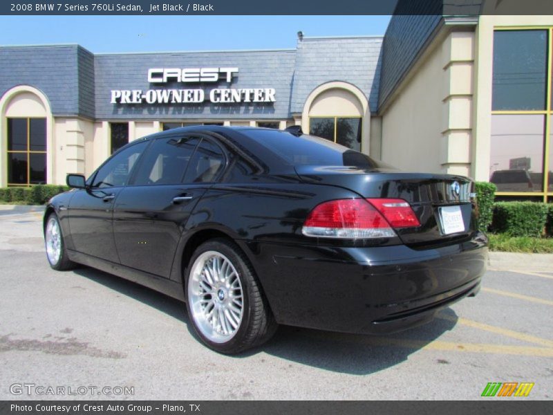 Jet Black / Black 2008 BMW 7 Series 760Li Sedan