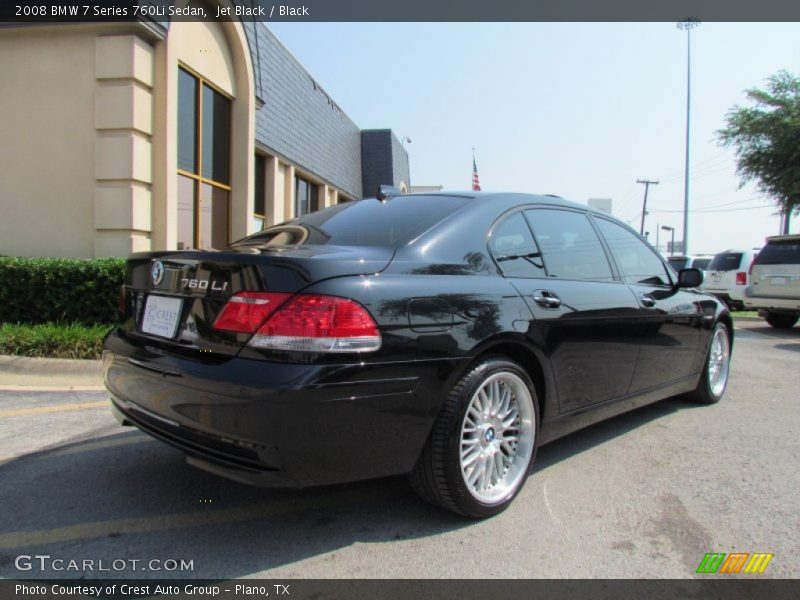 Jet Black / Black 2008 BMW 7 Series 760Li Sedan