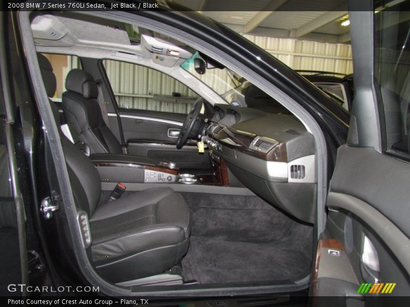  2008 7 Series 760Li Sedan Black Interior