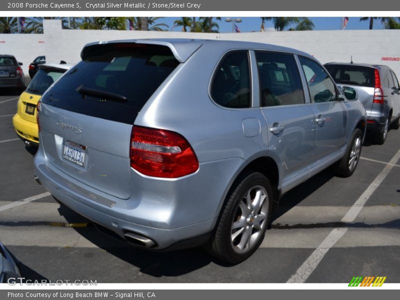 Crystal Silver Metallic / Stone/Steel Grey 2008 Porsche Cayenne S