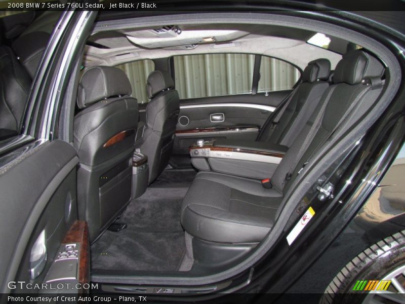  2008 7 Series 760Li Sedan Black Interior