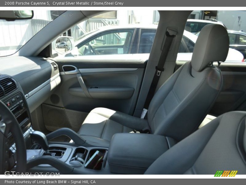Crystal Silver Metallic / Stone/Steel Grey 2008 Porsche Cayenne S