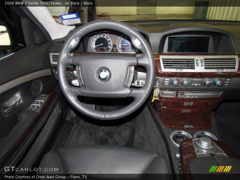 Dashboard of 2008 7 Series 760Li Sedan