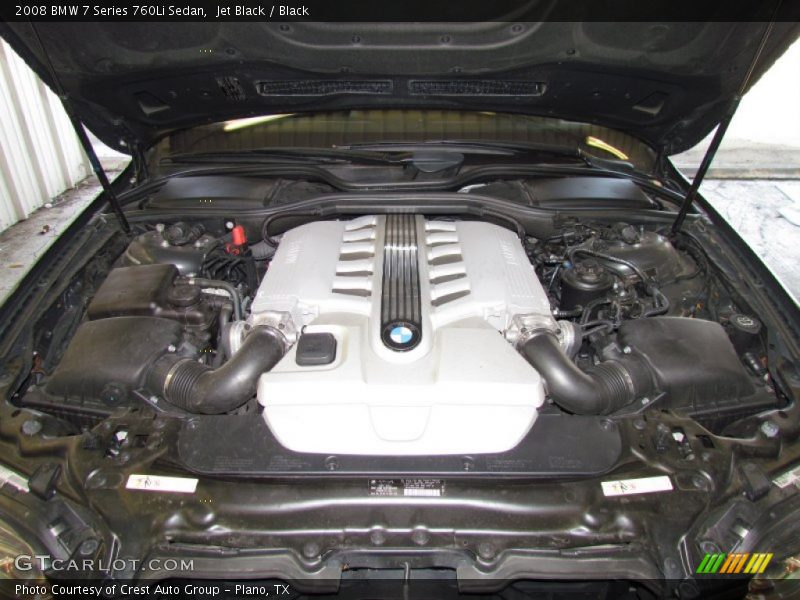  2008 7 Series 760Li Sedan Engine - 6.0 Liter DOHC 48-Valve VVT V12