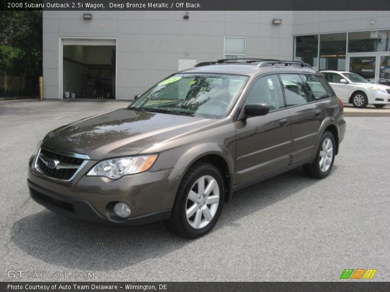 Deep Bronze Metallic / Off Black 2008 Subaru Outback 2.5i Wagon