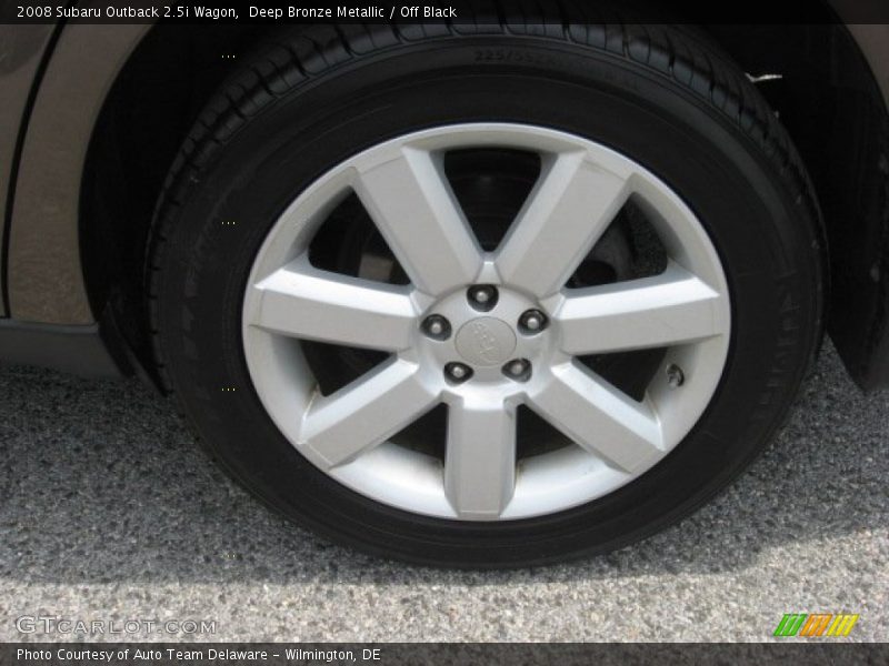 Deep Bronze Metallic / Off Black 2008 Subaru Outback 2.5i Wagon