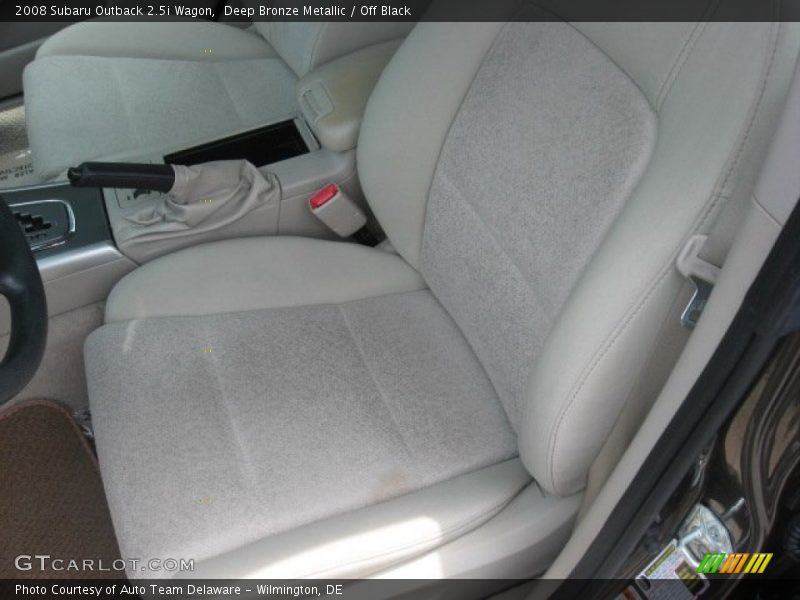 Deep Bronze Metallic / Off Black 2008 Subaru Outback 2.5i Wagon