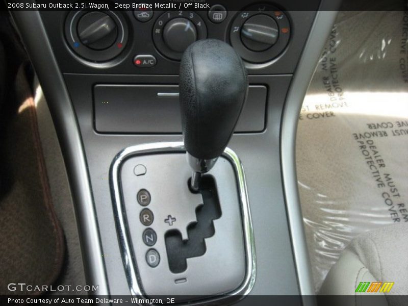 Deep Bronze Metallic / Off Black 2008 Subaru Outback 2.5i Wagon