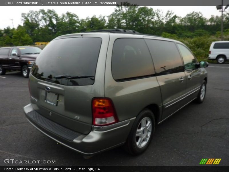 Estate Green Metallic / Medium Parchment 2003 Ford Windstar SE