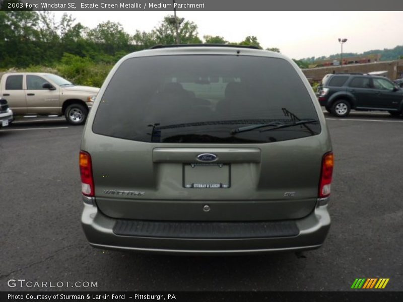 Estate Green Metallic / Medium Parchment 2003 Ford Windstar SE