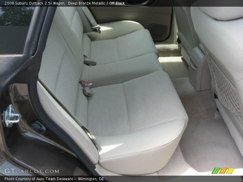 Deep Bronze Metallic / Off Black 2008 Subaru Outback 2.5i Wagon