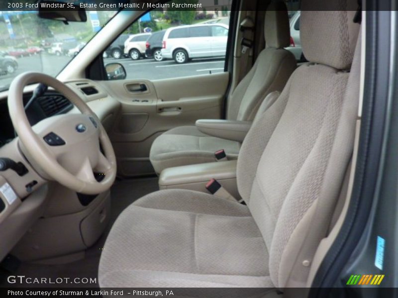 Estate Green Metallic / Medium Parchment 2003 Ford Windstar SE