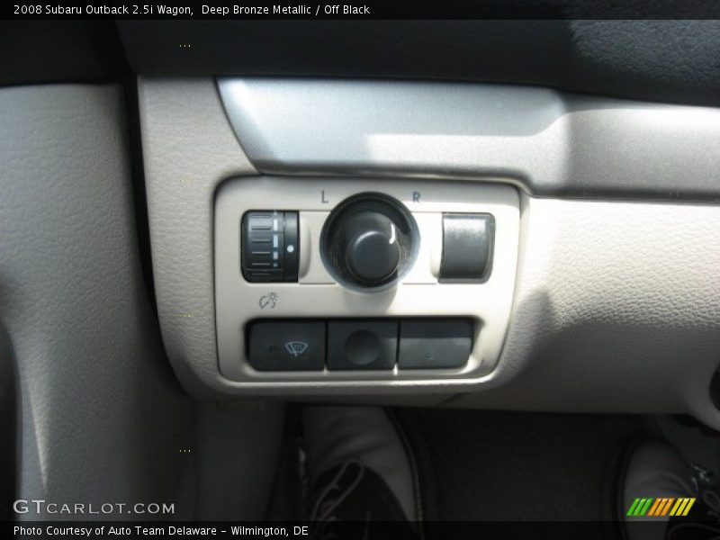 Deep Bronze Metallic / Off Black 2008 Subaru Outback 2.5i Wagon