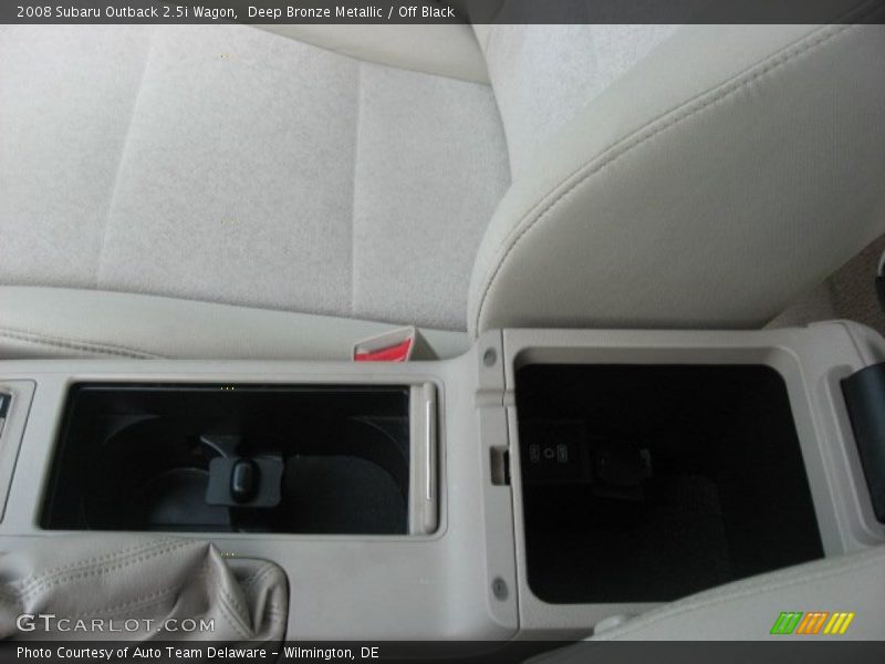 Deep Bronze Metallic / Off Black 2008 Subaru Outback 2.5i Wagon