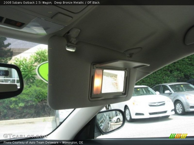 Deep Bronze Metallic / Off Black 2008 Subaru Outback 2.5i Wagon