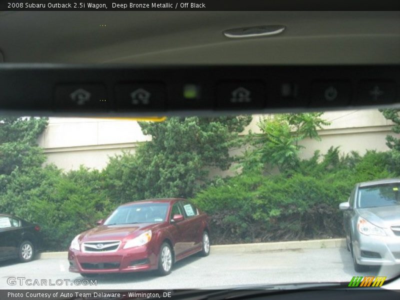 Deep Bronze Metallic / Off Black 2008 Subaru Outback 2.5i Wagon