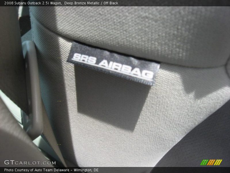 Deep Bronze Metallic / Off Black 2008 Subaru Outback 2.5i Wagon
