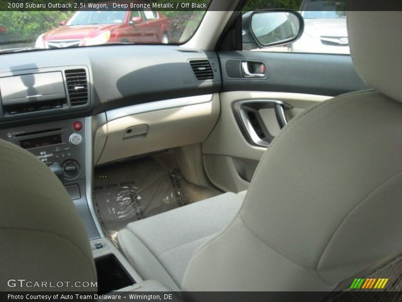 Deep Bronze Metallic / Off Black 2008 Subaru Outback 2.5i Wagon