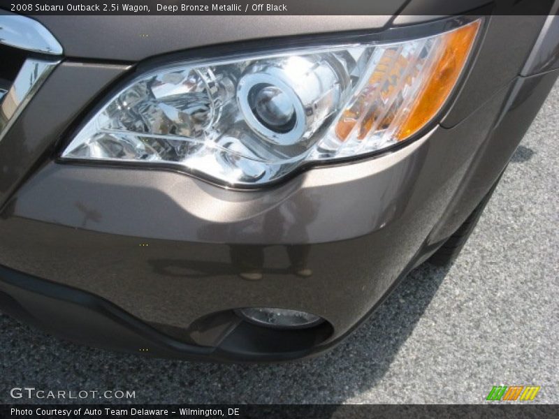 Deep Bronze Metallic / Off Black 2008 Subaru Outback 2.5i Wagon