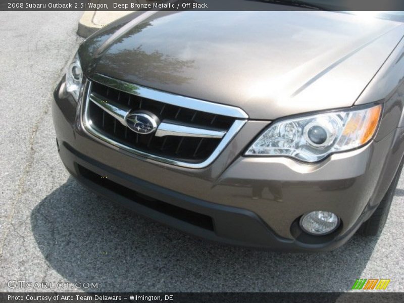 Deep Bronze Metallic / Off Black 2008 Subaru Outback 2.5i Wagon