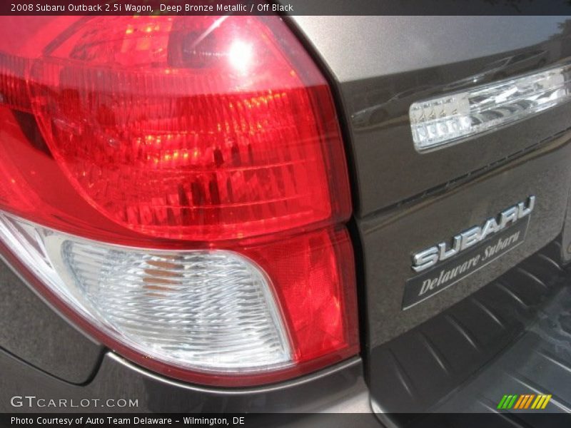 Deep Bronze Metallic / Off Black 2008 Subaru Outback 2.5i Wagon