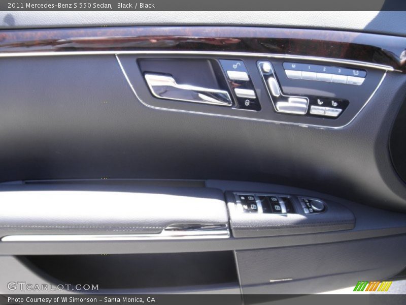 Black / Black 2011 Mercedes-Benz S 550 Sedan