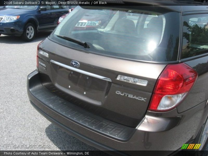 Deep Bronze Metallic / Off Black 2008 Subaru Outback 2.5i Wagon
