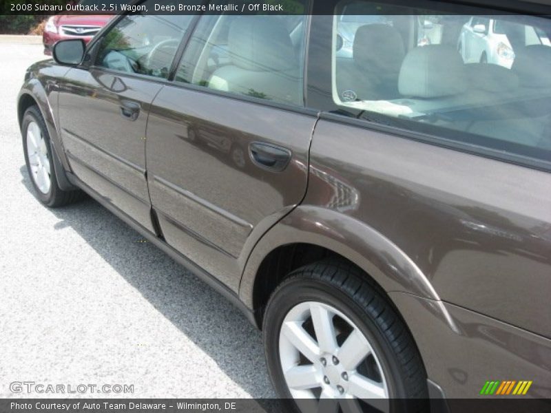 Deep Bronze Metallic / Off Black 2008 Subaru Outback 2.5i Wagon