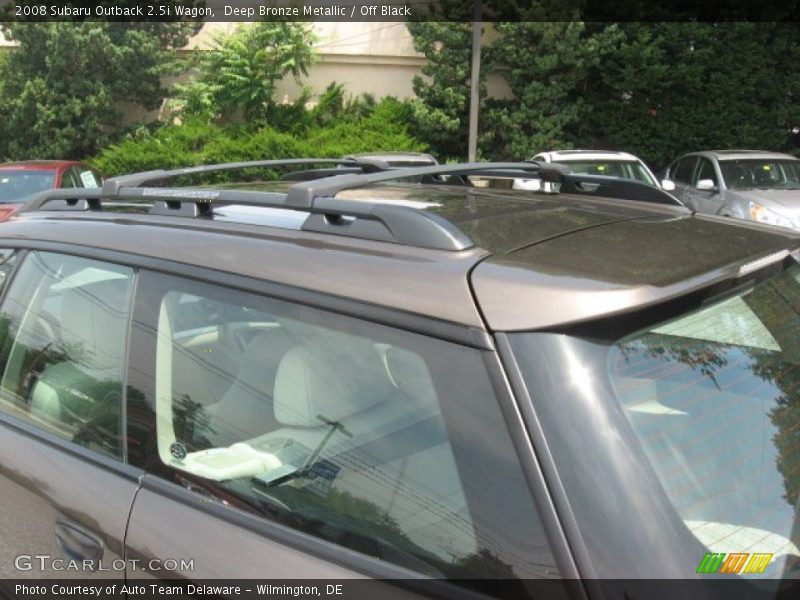 Deep Bronze Metallic / Off Black 2008 Subaru Outback 2.5i Wagon