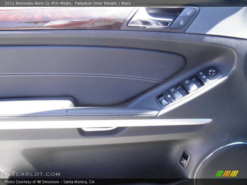 Palladium Silver Metallic / Black 2011 Mercedes-Benz GL 450 4Matic