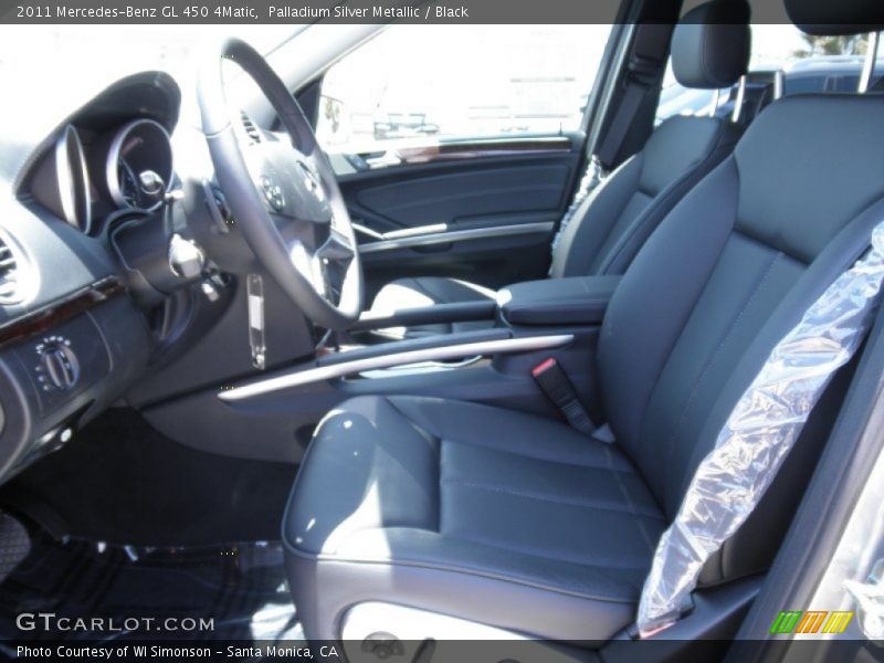 Palladium Silver Metallic / Black 2011 Mercedes-Benz GL 450 4Matic