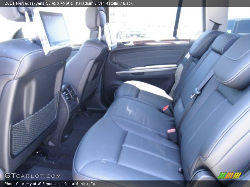 Palladium Silver Metallic / Black 2011 Mercedes-Benz GL 450 4Matic