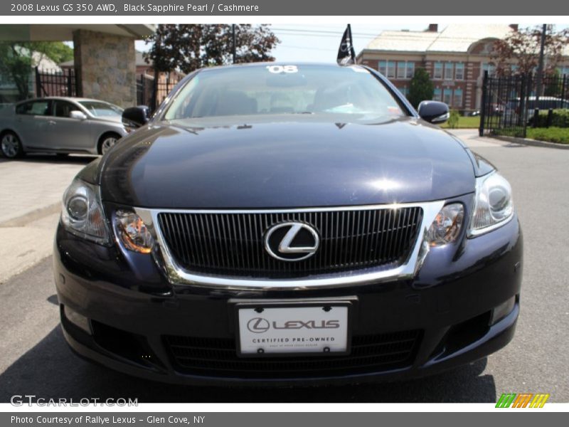 Black Sapphire Pearl / Cashmere 2008 Lexus GS 350 AWD