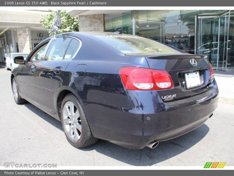 Black Sapphire Pearl / Cashmere 2008 Lexus GS 350 AWD