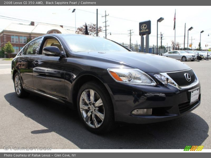 Black Sapphire Pearl / Cashmere 2008 Lexus GS 350 AWD