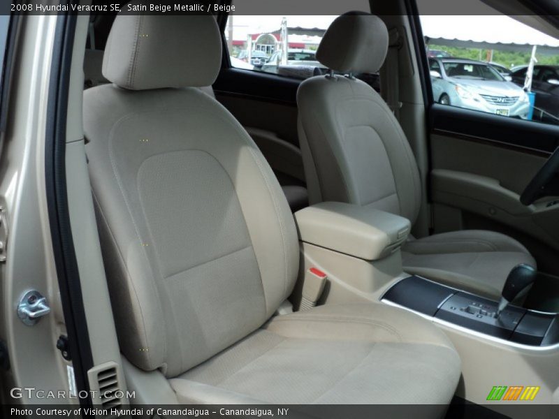 Satin Beige Metallic / Beige 2008 Hyundai Veracruz SE