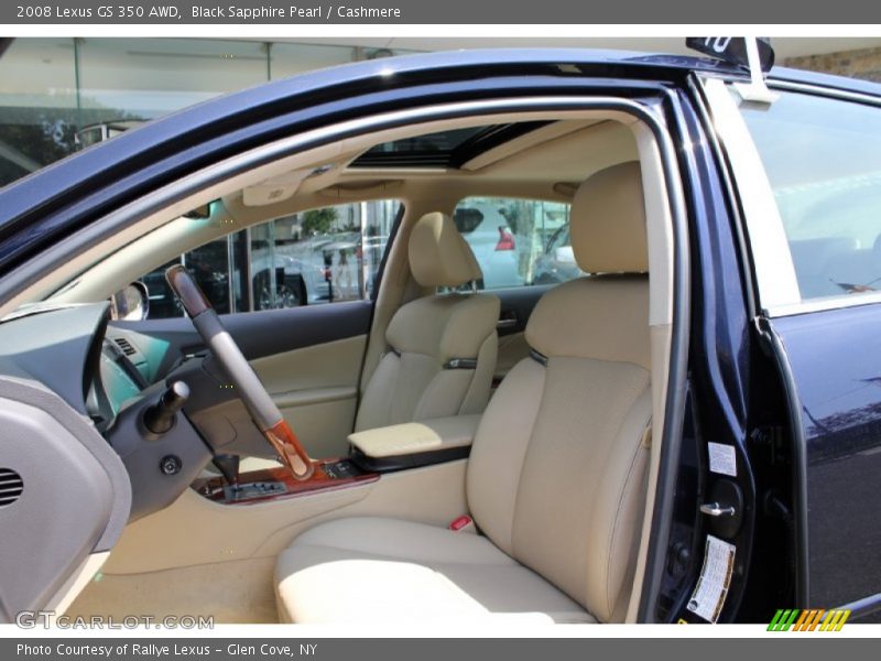 Black Sapphire Pearl / Cashmere 2008 Lexus GS 350 AWD