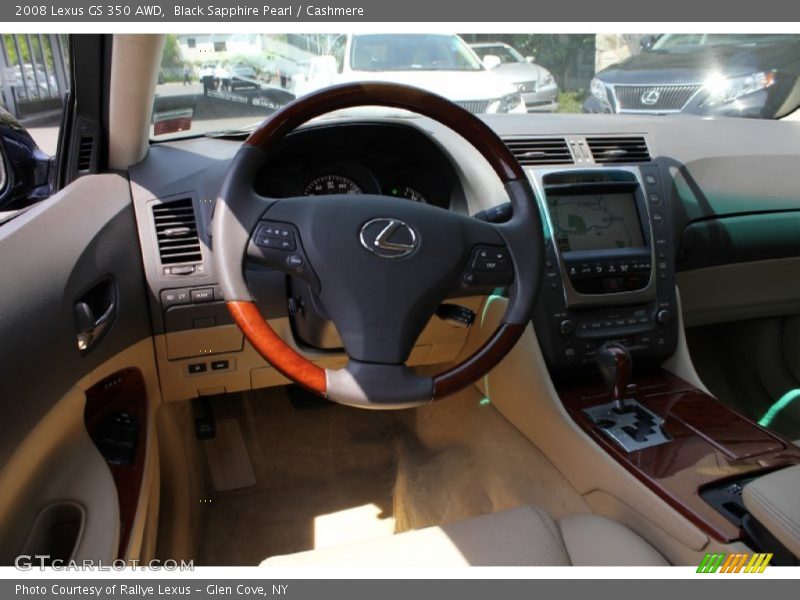 Black Sapphire Pearl / Cashmere 2008 Lexus GS 350 AWD