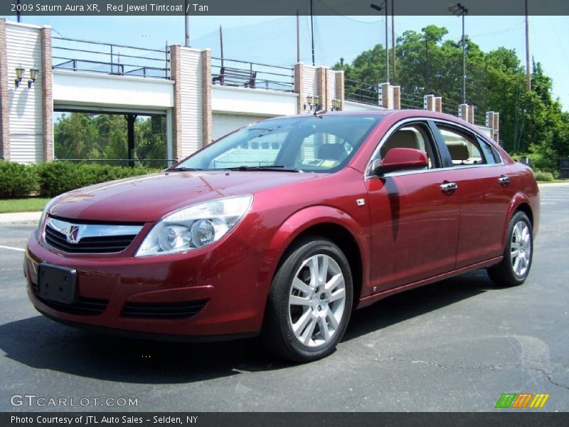 Red Jewel Tintcoat / Tan 2009 Saturn Aura XR