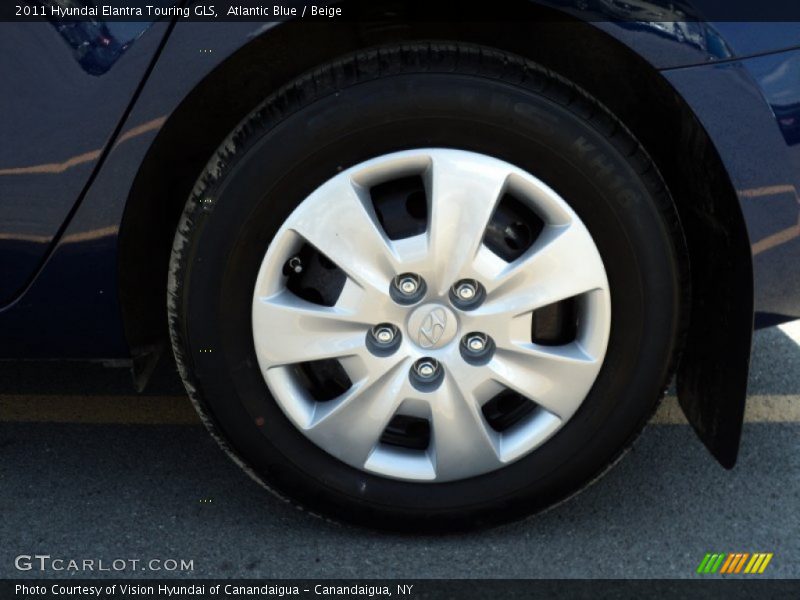 Atlantic Blue / Beige 2011 Hyundai Elantra Touring GLS
