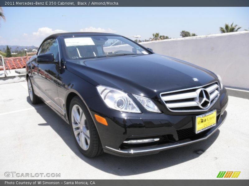 Black / Almond/Mocha 2011 Mercedes-Benz E 350 Cabriolet