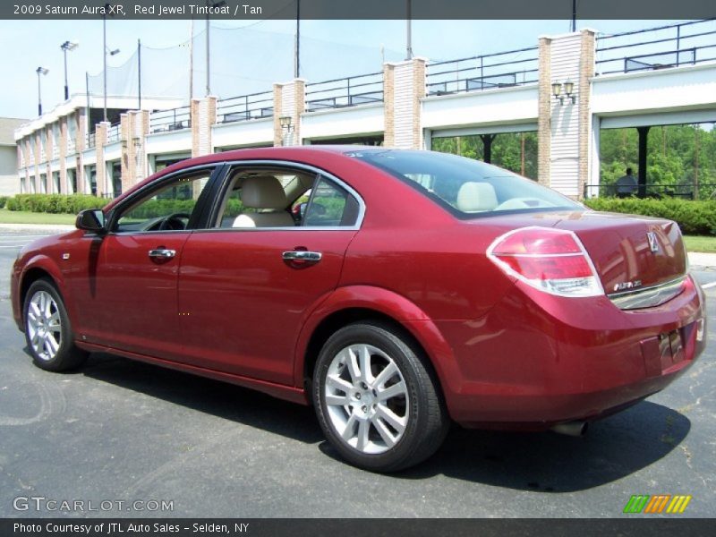 Red Jewel Tintcoat / Tan 2009 Saturn Aura XR
