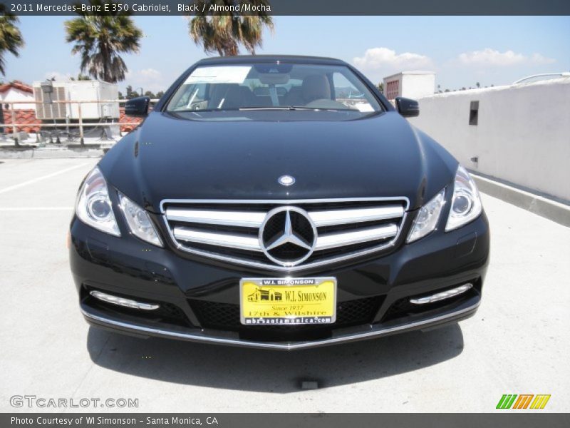 Black / Almond/Mocha 2011 Mercedes-Benz E 350 Cabriolet