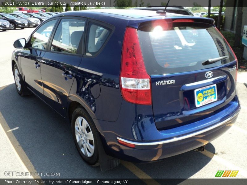 Atlantic Blue / Beige 2011 Hyundai Elantra Touring GLS